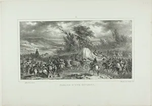 Division March, 1831. Creator: Auguste Raffet