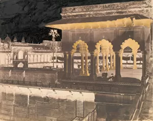 Uttar Pradesh Gallery: The Diwan-i Khas from the Mussaman Burj, Agra Palace, 1862-64. Creator: John Murray