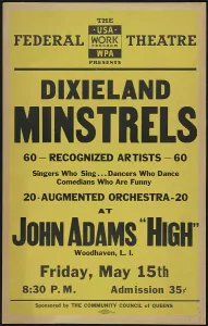 Work Projects Administration Prints: Dixieland Minstrels, New York, [1930s]. Creator: Unknown