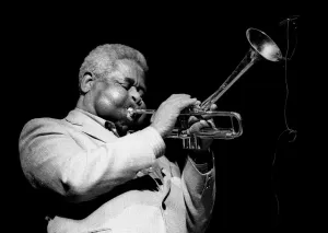 Dizzy Gillespie, Royal Festival Hall, London, July 1985. Artist: Brian O Connor