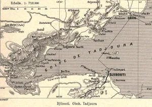 Horn Of Africa Prints: Djibouti. Obok. Tadjoura; Le Nord-Est Africain, 1914. Creator: Unknown
