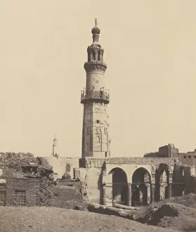 Teynard Gallery: Djirdjeh, Mosquee en Ruines Sur le Bord du Nil, 1851-52, printed 1853-54