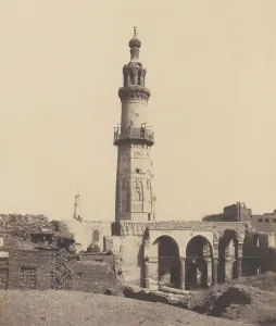 Teynard Gallery: Djirdjeh, Mosquee en Ruines Sur le Bord du Nil, 1851-52, printed 1853-54