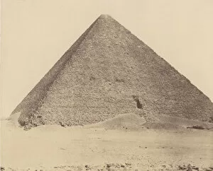 Teynard Gallery: Djizeh (Necropole de Memphis), Pyramide de Cheops (Grande Pyramide), 1851-52