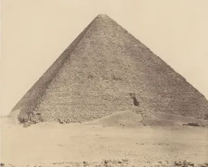 Felix Teynard Prints: Djizeh (Necropole de Memphis), Pyramide de Cheops (Grande Pyramide), 1851-52