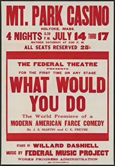 Farce Prints: What Would You Do, Holyoke, MASS, [193-]. Creator: Unknown