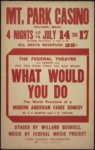 Farce Prints: What Would You Do, Holyoke, MASS, [193-]. Creator: Unknown