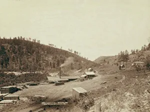 Grabill Prints: Dobbin's Mills, Black Hills, Dak, 1890. Creator: John C. H. Grabill