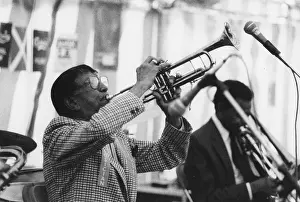 Edinburgh Prints: Doc Cheatham, Edinburgh Jazz Festival, 1986. Creator: Brian Foskett
