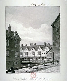 River Thames Gallery: Dockhead Folly, Bermondsey, London, 1820. Artist: John Chessell Buckler