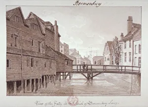 John Chessell Prints: Dockhead Folly, Bermondsey, London, 1828. Artist: John Chessell Buckler
