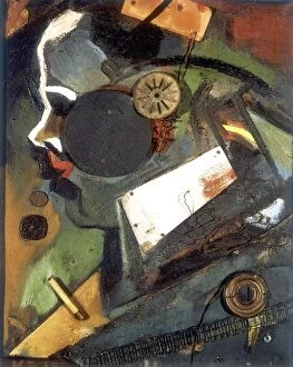 Illustration And Painting Collection: The Doctor 1919. Artist: Kurt Schwitters