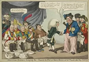 John Bull Collection: Doctor Boney_bringing the Powers to Pot... 1808 (hand coloured engraving). Creator