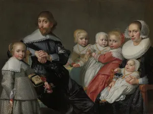 Doctor Cornelis van der Heijde and Ariaentgen Ariens de Buijser with their Children, 1639. Creator: Jan Daemen Cool