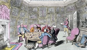 Doctor Syntax Gallery: Doctor Syntax with My Lord, early 19th century.Artist: Thomas Rowlandson