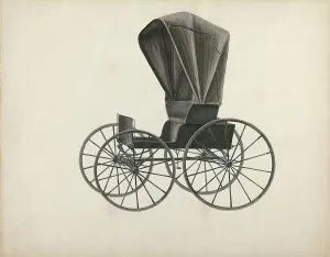 Weiss Fred Prints: Doctor's Buggy, c. 1936. Creator: Fred Weiss
