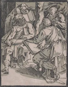 Four Doctors of the Church, ca. 1540-1550. Creator: Domenico Beccafumi