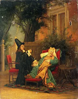Slippers Prints: The doctor's surprise. Creator: Vibert