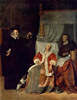 Class Prints: Doctor's Visit, 1660. Creator: Gabriel Metsu