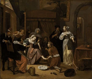 Jan Havicksz Steen Gallery: The Doctors Visit, 17th century. Creator: Unknown