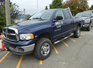 British Columbia Gallery: Dodge Ram 2500 Canadian Coastguard truck 2018. Creator: Unknown
