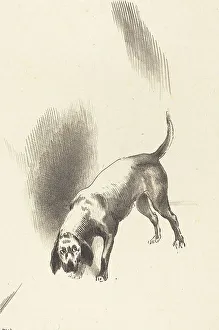 Redon Odilon Prints: The Dog, 1896. Creator: Odilon Redon