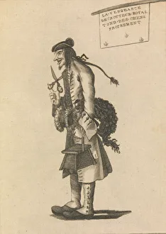 Dandy Prints: The Dog Barber, April 25, 1771. Creator: Unknown