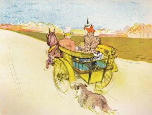 Dog Cart, c.1897, (1946). Artist: Henri de Toulouse-Lautrec