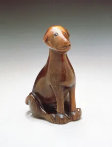 Rhinoceros Horn Prints: Dog, Mid-19th century. Creator: Unknown