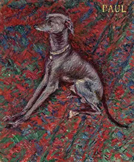 Lap Dog Prints: The dog 'Paul', c1886. Creator: Caillebotte, Gustave (1848-1894)