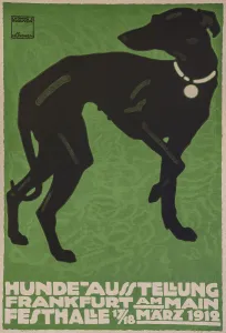 Animals And Birds Collection: Dog Show, 1912. Creator: Hohlwein, Ludwig (1874-1949)