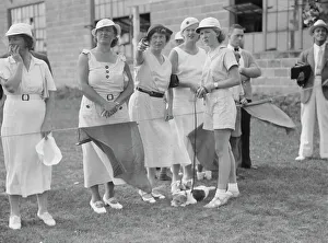 Dog Show Prints: Dog show, East Hampton, Long Island, between 1933 and 1942. Creator: Arnold Genthe