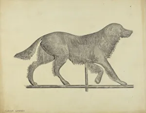Dog Weather Vane, c. 1938. Creator: Gordon Sanborn