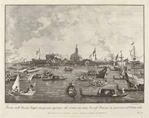 Doge Collection: The Doge in the Bucintoro Leaving San Nicolodi Lido, 1763 / 1766