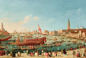 Laguna Veneta Prints: The Doge on the Bucintoro near the Riva di Sant Elena