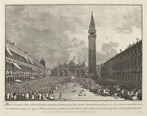 Belfry Gallery: The Doge Carried around the Piazza San Marco, 1763 / 1766
