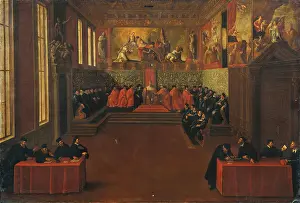 Bolognese School Prints: The Doge in the Doge's Palace