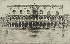 Grand Canal Prints: Doge's Palace, Venice, 1902. Creator: David Young Cameron