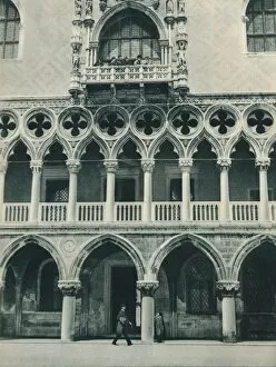 Part of the Doges Palace, Venice, Italy, 1927. Artist: Eugen Poppel