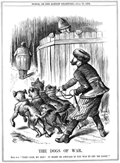 Swain Prints: The Dogs of War, 1876. Artist: Joseph Swain