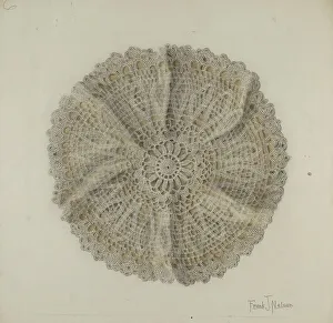 Frank Nelson Prints: Doily, c. 1939. Creator: Frank Nelson