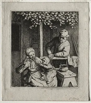 1610 1684 Prints: The Doll, 1678. Creator: Adriaen van Ostade (Dutch, 1610-1684)