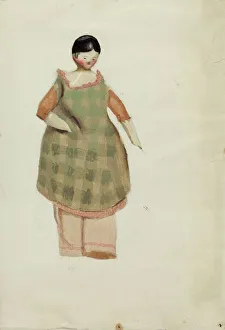 Period Costume Collection: Doll, 1935 / 1942. Creator: Kapousouz