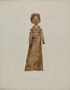 Fernekes Max Prints: Doll, 1935 / 1942. Creator: Max Fernekes