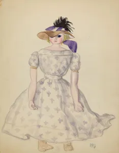 Lilac Collection: Doll, 1935 / 1942. Creator: Unknown