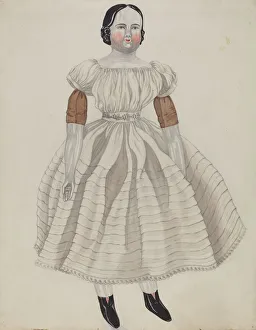 Humes Mary E Prints: Doll - Ann Blairs, c. 1936. Creator: Mary E Humes