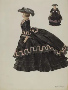 Porcelain Doll Prints: Doll--'Belle Hervey, c. 1937