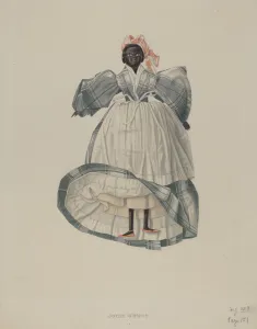 Plaid Prints: Doll: Black Mama, c. 1938. Creator: Jacob Gielens