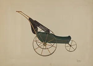 Barnett Richard Prints: Doll Buggy, c. 1938. Creator: Richard Barnett