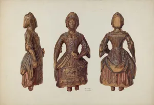 Frances Lichten Prints: Doll, c. 1936. Creator: Frances Lichten